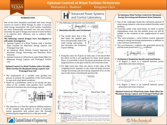 Optimal Control of Wind Turbine Drivetrain